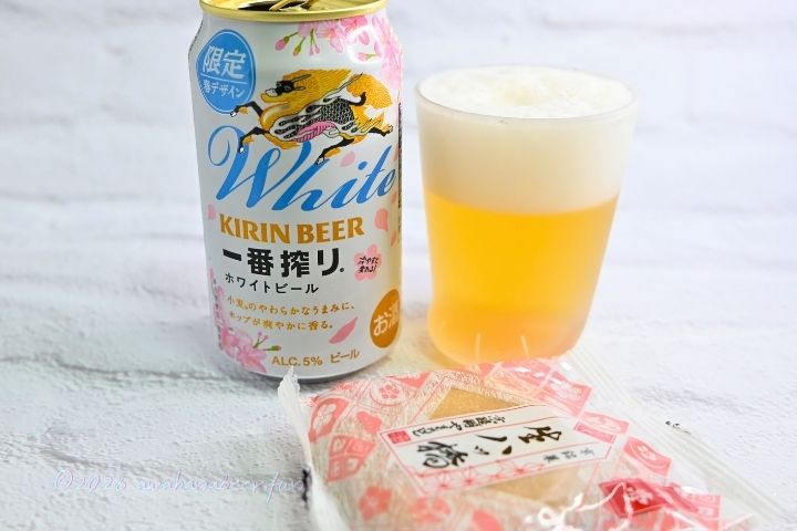 ビールと八つ橋