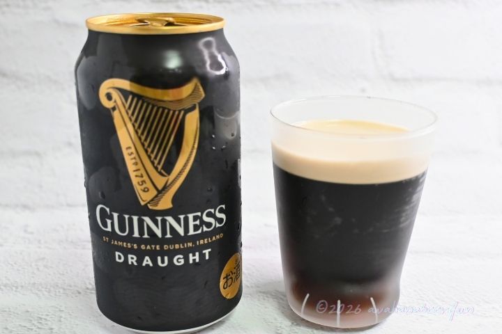 ビールを注いだ写真